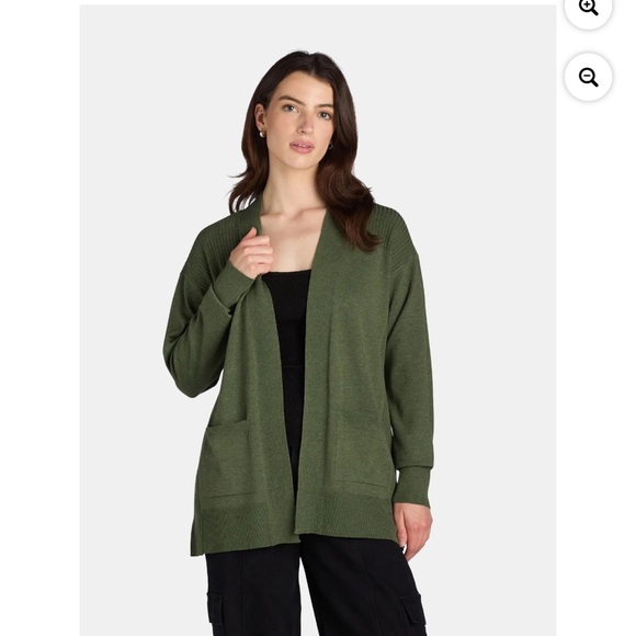 Brand new open front cardigan sea turtle color - Picture 3 of 3